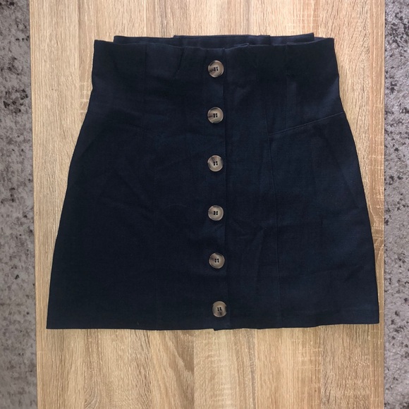 bishop + young Dresses & Skirts - *Navy Blue* Bishop + Young Paper Bag Mini